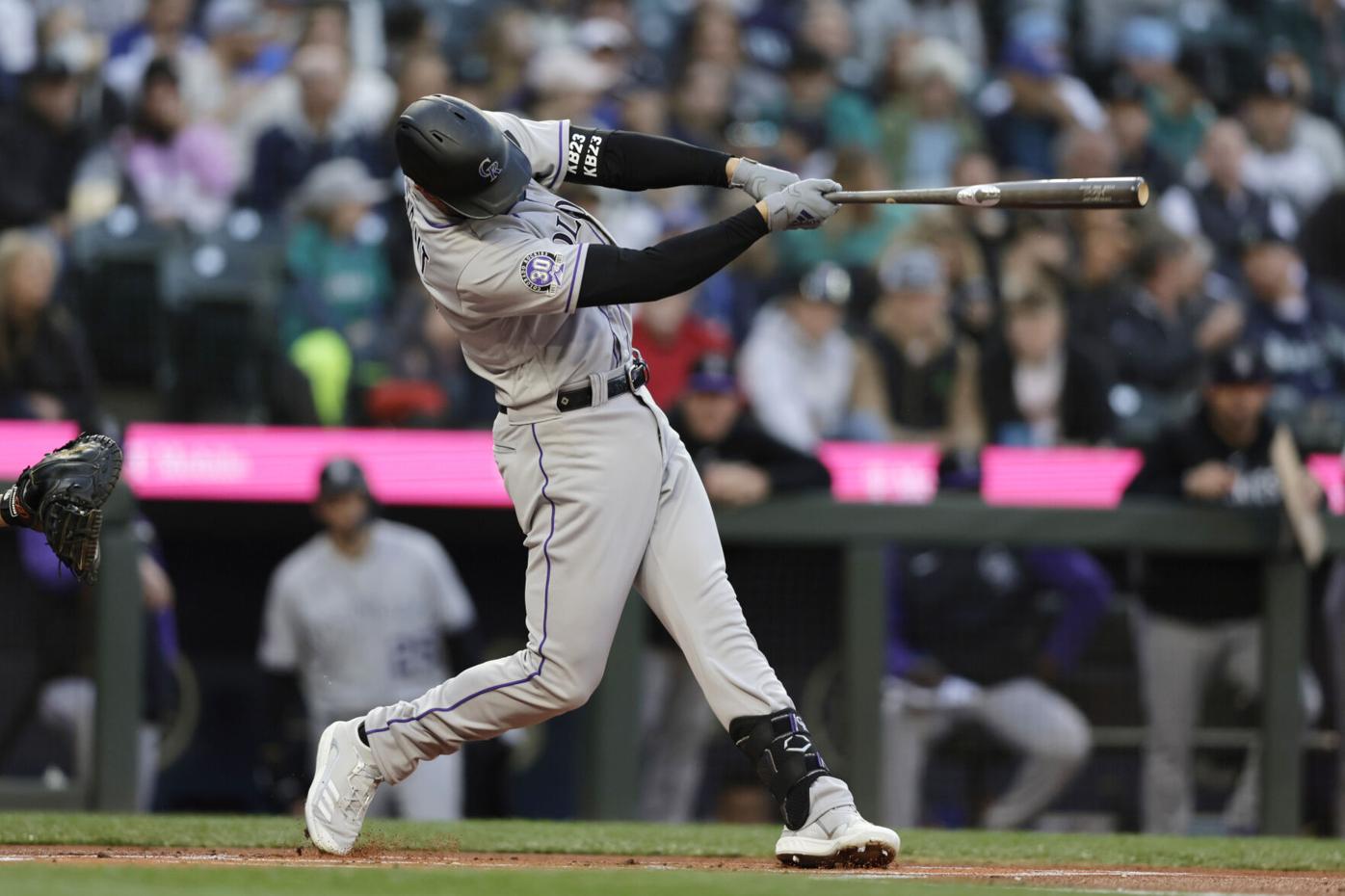 Kris Bryant finally hits first home run of season but Rockies still fall to Mariners