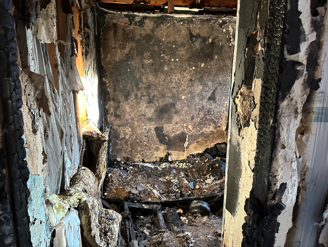 Lakewood apartment fire damage