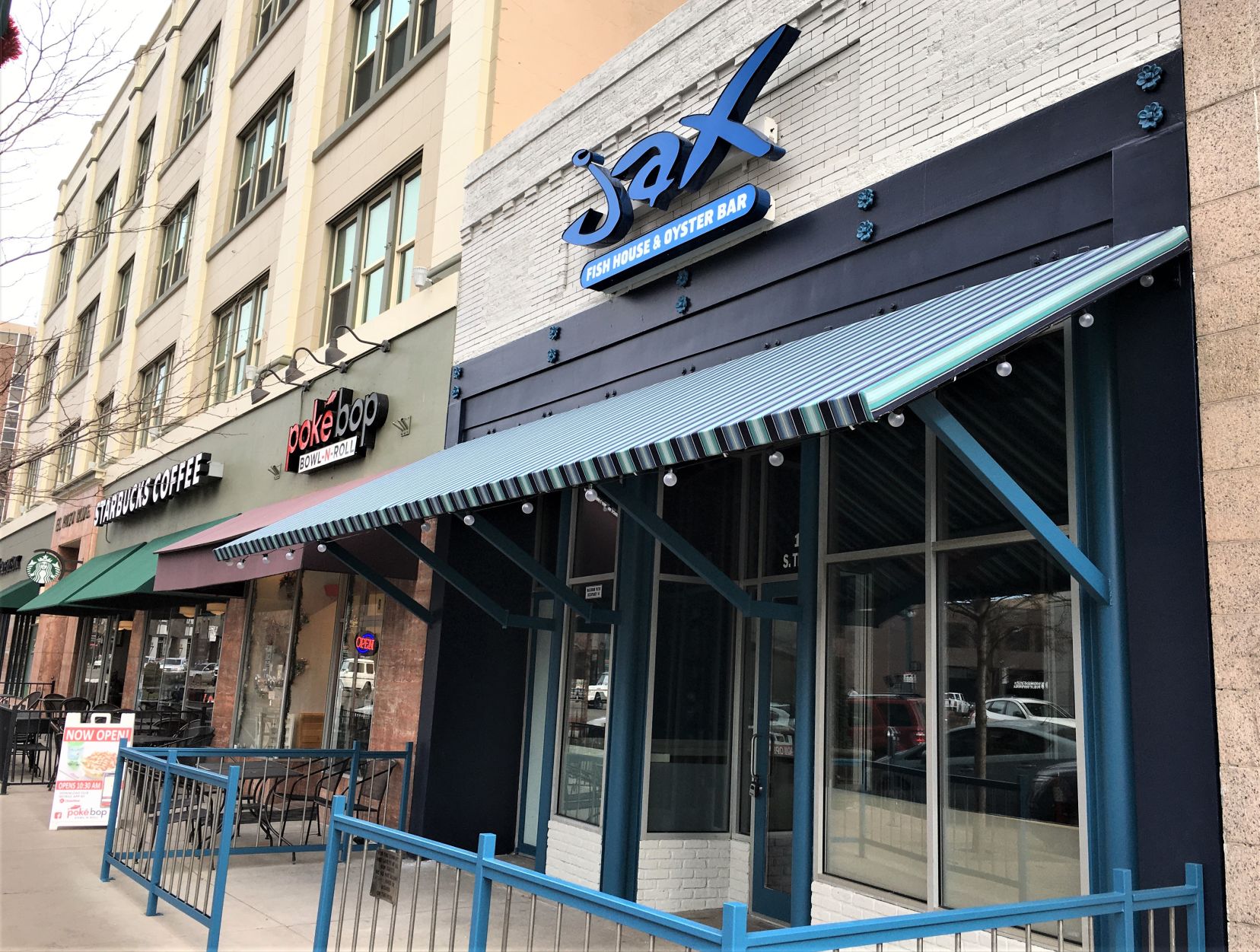 Jax Fish House & Oyster Bar at 11 S. Tejon St. is one of 21 businesses that opened in downtown Colorado Springs in 2020. RICH LADEN, THE GAZETTE