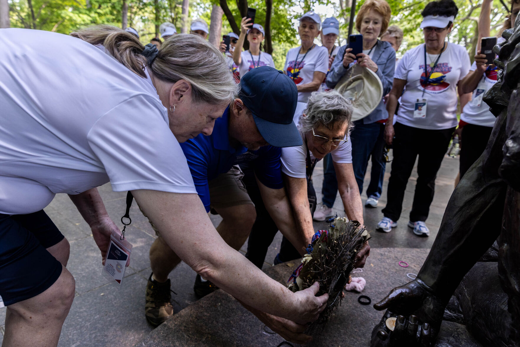 Pioneering military women recognized on groundbreaking Washington D.C. Honor Flight