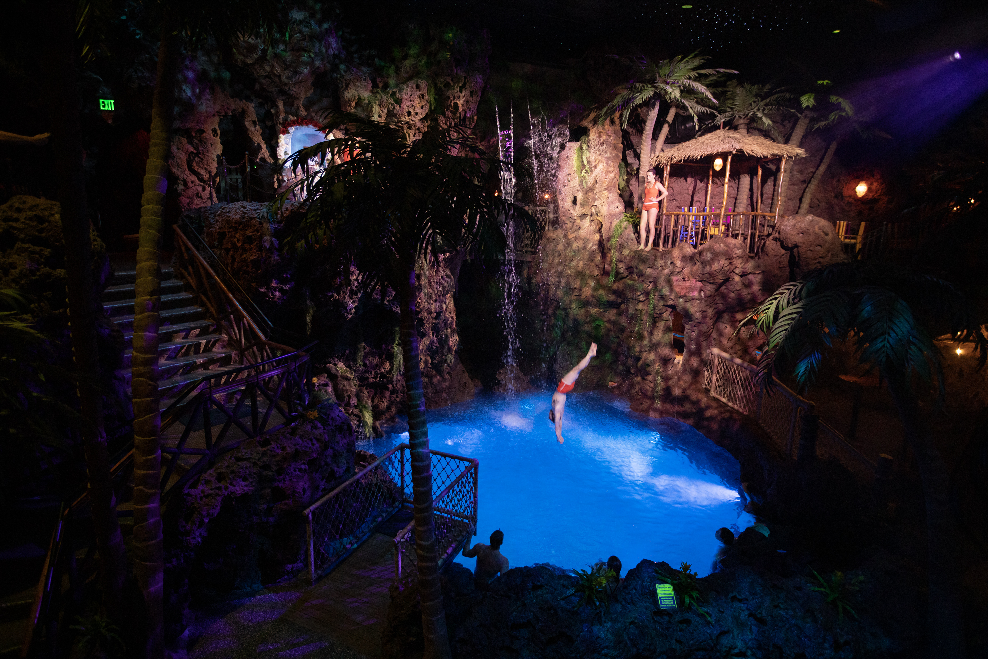 Cliff divers perform at Casa Bonita during a press tour of the newly renovated restaurant on May 26, 2023. Nearly 18 months later, all Casa Bonita performing employees have asked for a vote on forming a union. (TimHursttim.hurst@gazette.comhttps://secure.gravatar.com/avatar/aca82bd62b4ee425c598527cd6faa1b1?d=mm&r=g)