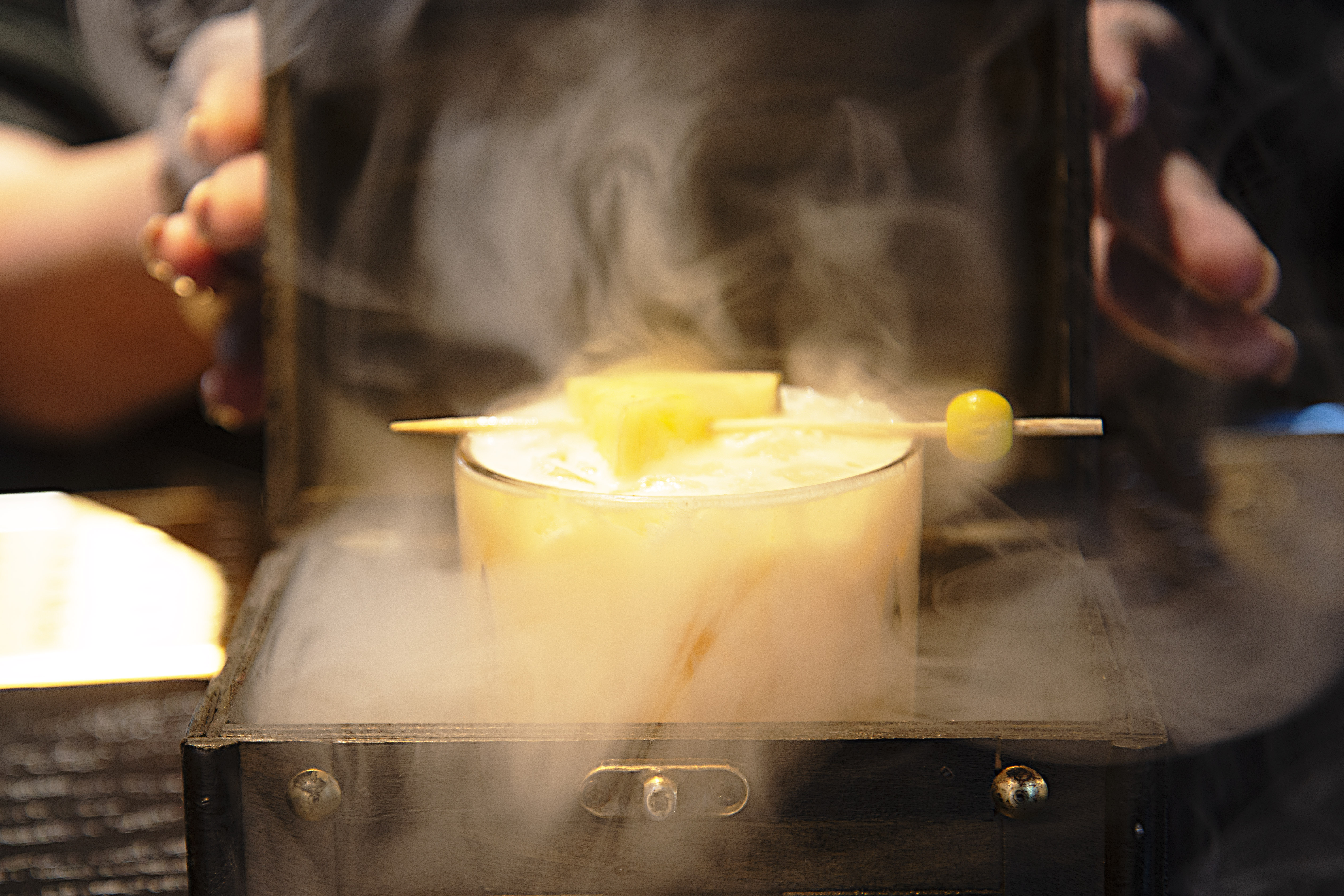 Puttshack bartender JJ Green presents a smoked cocktail on May 23, 2023. It's scheduled to open in RiNo Friday in former warehouse space at 2813 Blake St., Denver. (TomHellauerMultimedia Producertom.hellauer@denvergazette.comhttps://denvergazette.com/content/tncms/avatars/f/9e/622/f9e6228a-3b6b-11ed-bf10-fbb71fa8e421.f54b911252c540f1d61709edc4727a39.png)