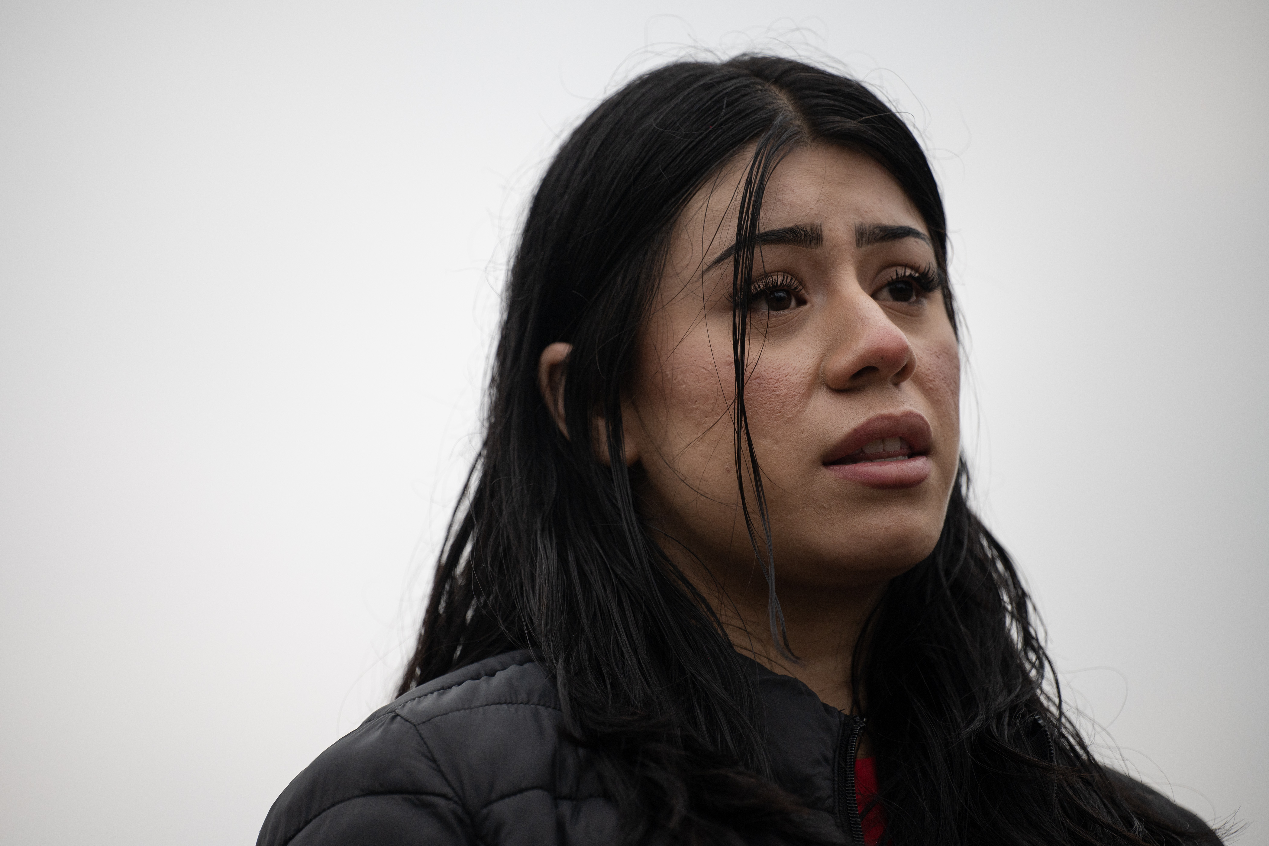 Jovana Garcia Bobadilla, the sister of Luis Garcia, who was shot on February 13th in front of East High School and died two weeks later from his injuries, speaks to media during a press conference in front of the Thatcher Memorial Fountain on Friday, May 19, 2023, at City Park in Denver. (Timothy Hurst/Denver Gazette) (TimHursttim.hurst@gazette.comhttps://secure.gravatar.com/avatar/aca82bd62b4ee425c598527cd6faa1b1?d=mm&r=g)