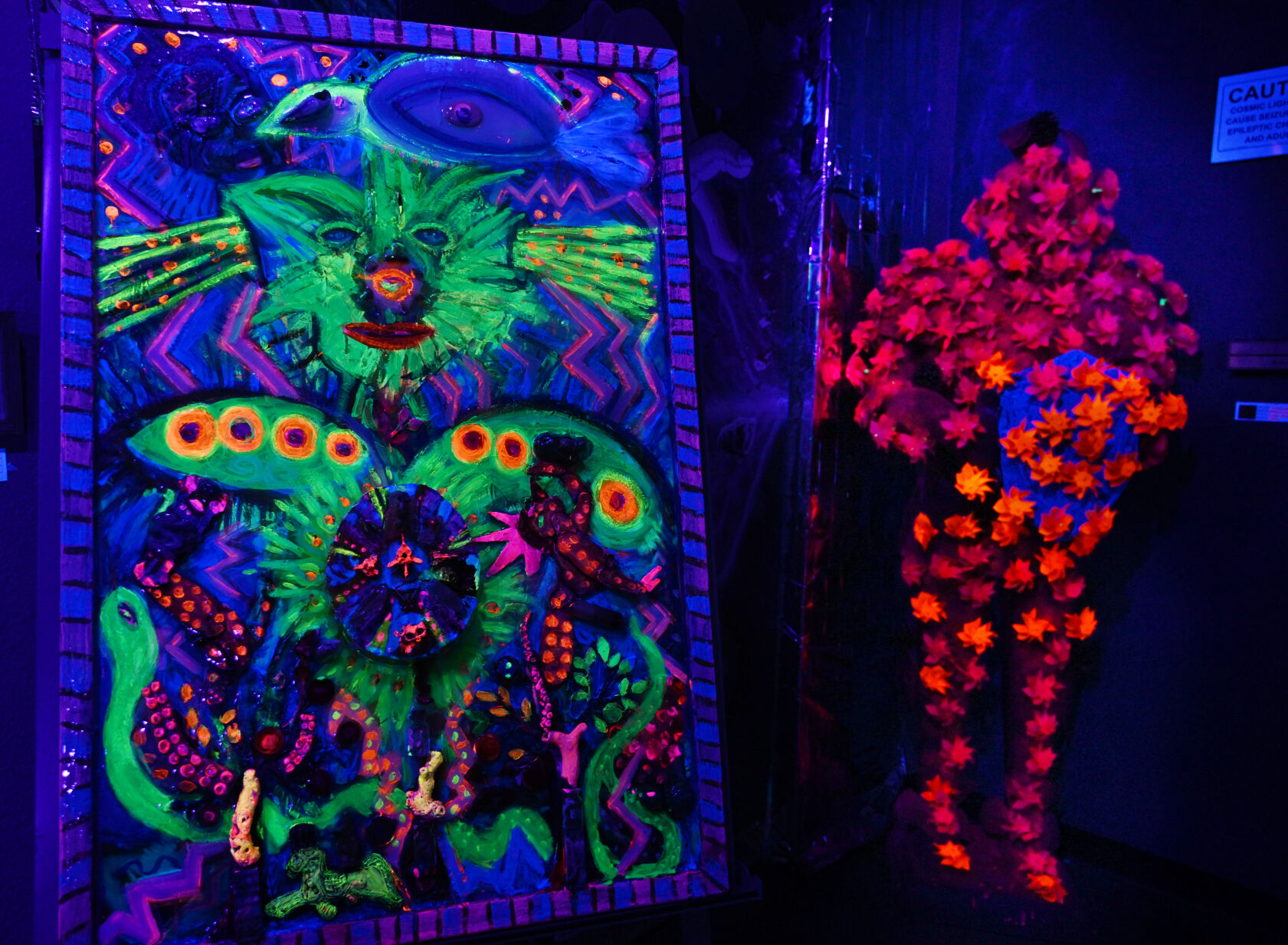 Colorado Springs’ first black light gallery is a launchpad for artists, experimental art