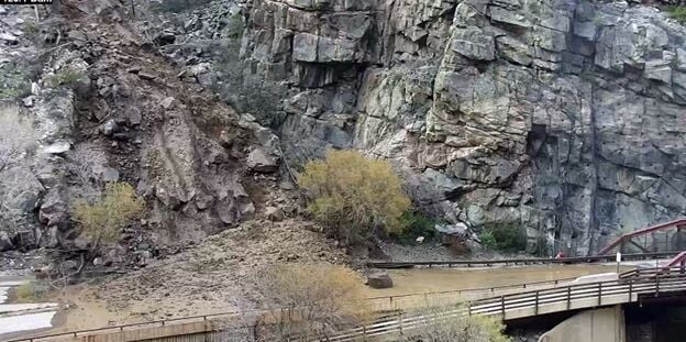 Mudslide blocks access to iconic trail in Colorado