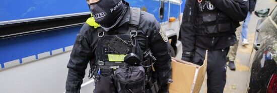 German police raid climate activists who stopped traffic and vandalized art