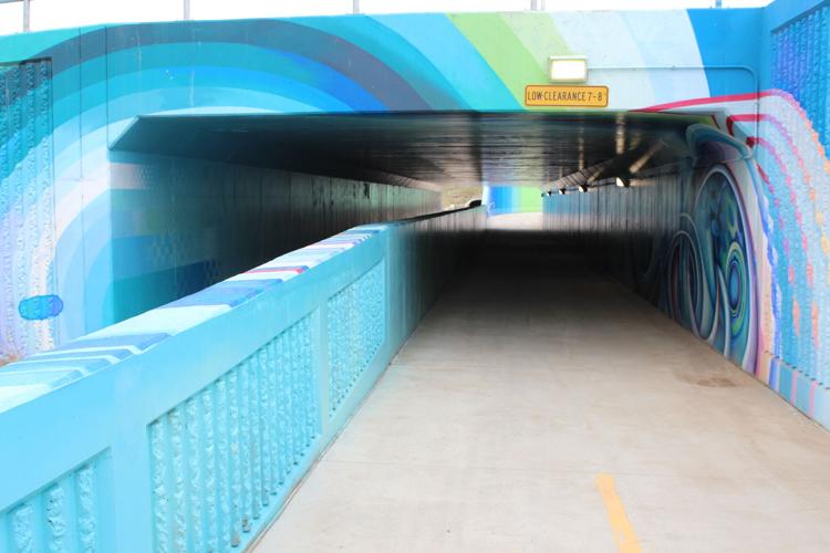 pedestrian underpass public art installation