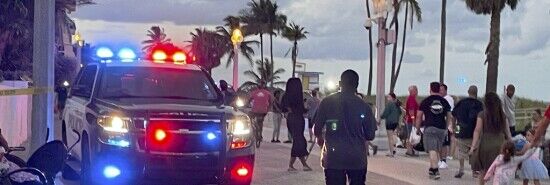 Hollywood Beach mass shooting: Florida police say at least nine injured