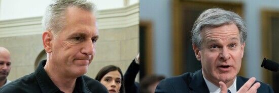 McCarthy threatens Wray with contempt if he fails to produce Biden bribery document