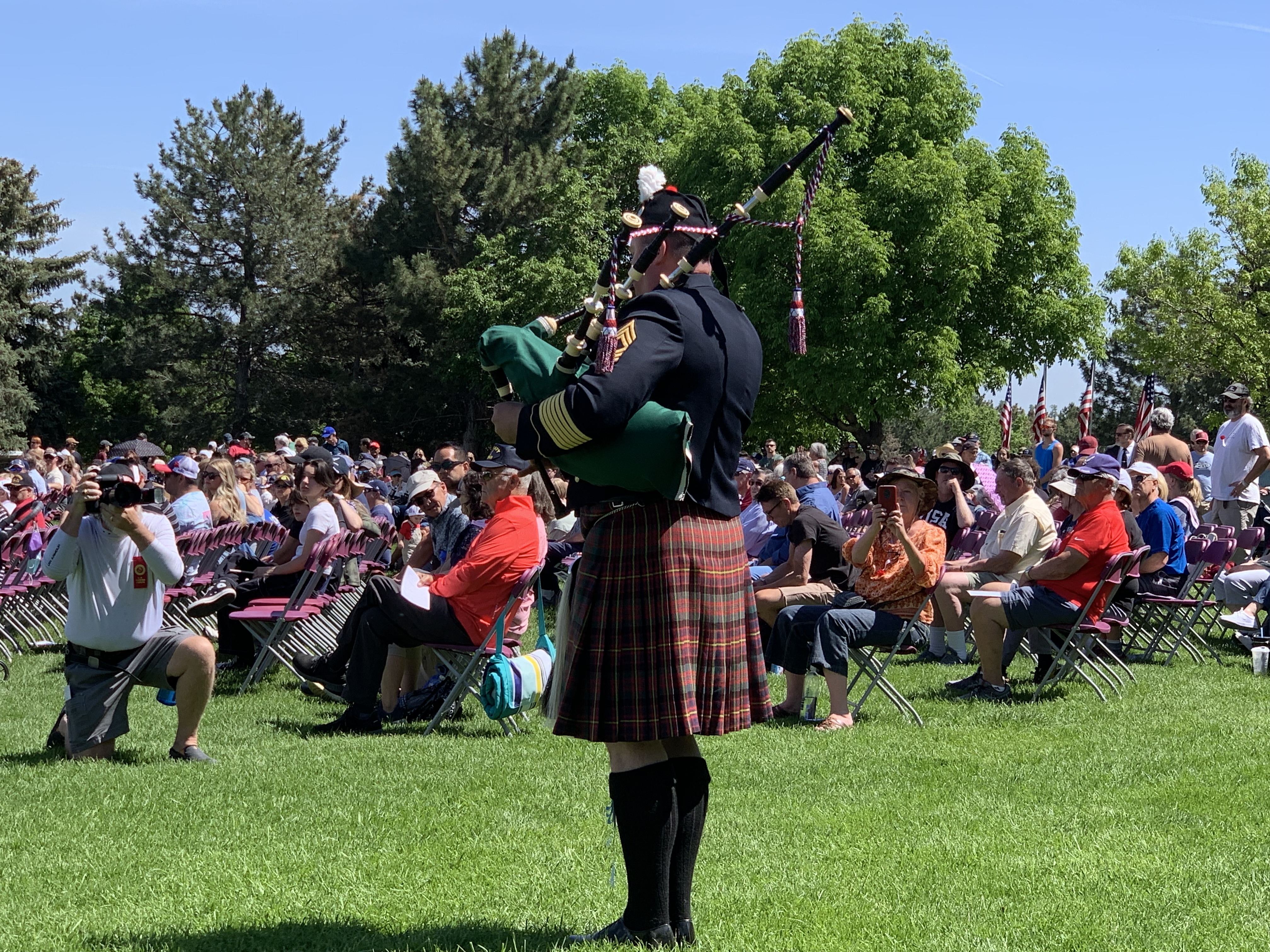 State Piper 1SG James DeGeorge plays the bagpipes before the 89th Anniversary of Remembrance at Fort Logan National Cemetery Monday, May 29, 2023. (DennisHuspeniCity Editordennis.huspeni@gazette.comhttps://denvergazette.com/content/tncms/avatars/c/5a/fbd/c5afbd32-5030-11eb-bdef-030d9de52a9e.779683cee495ffe64766291c251a8894.png)