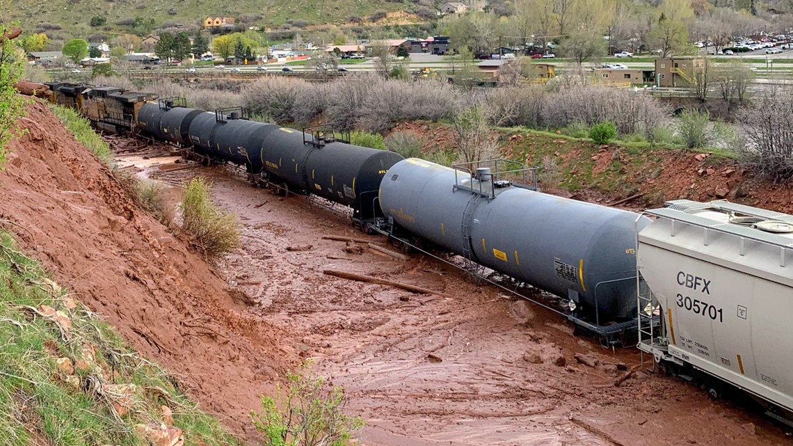 Red Canyon mudslide (Courtesy, City of Glenwood Springs)
