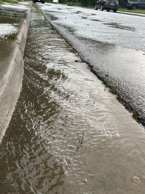 Monday's storm caused flooding in Boulder's Table Mesa area. (Courtesy of Kim Hills)