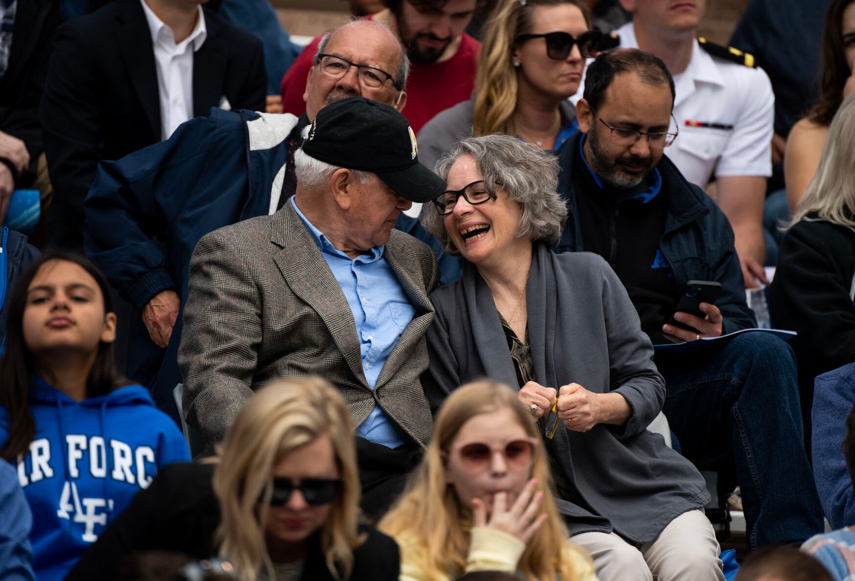 Moments from the 2023 Air Force Academy graduation ceremony at Falcon Stadium where more than 900 cadets became officers on Thursday, June 1. (Parker Seibold, The Gazette) (Parker Seibold)