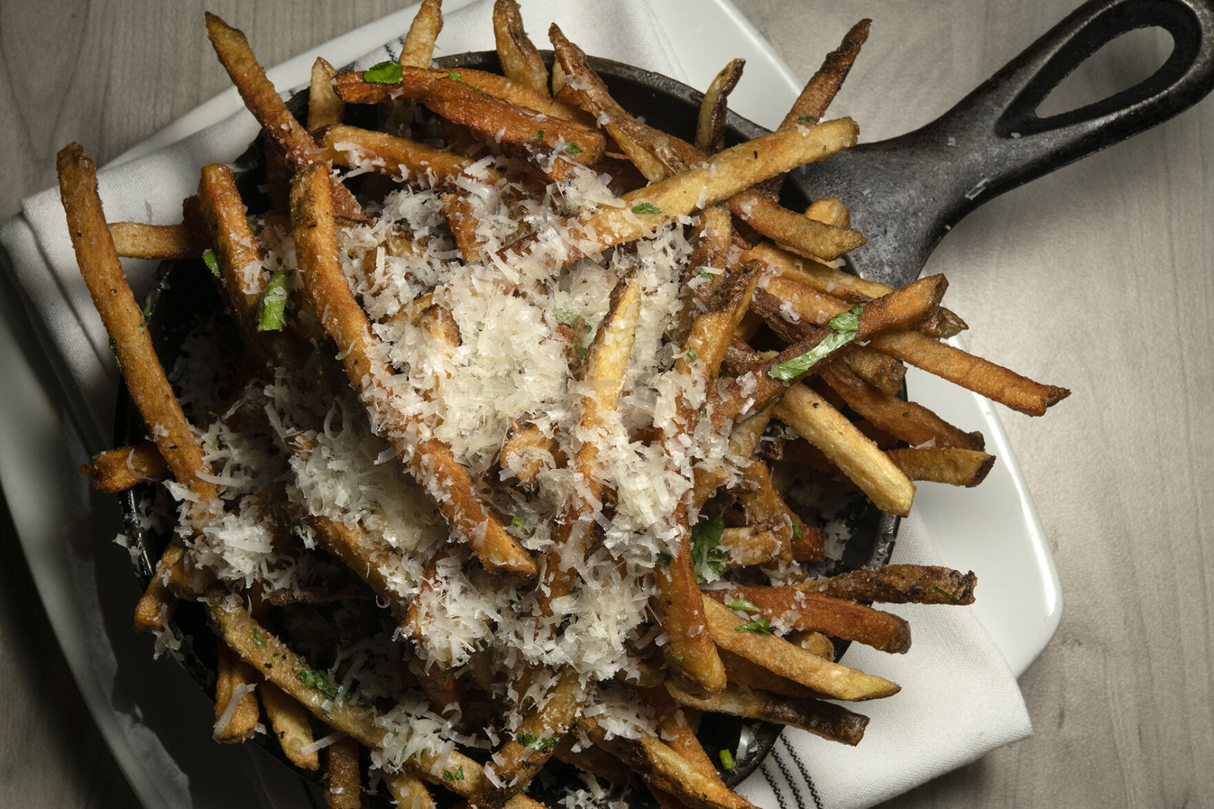 Duck fat fries at Vine and Wheel. (Jeff Kearney, special to the gazette)