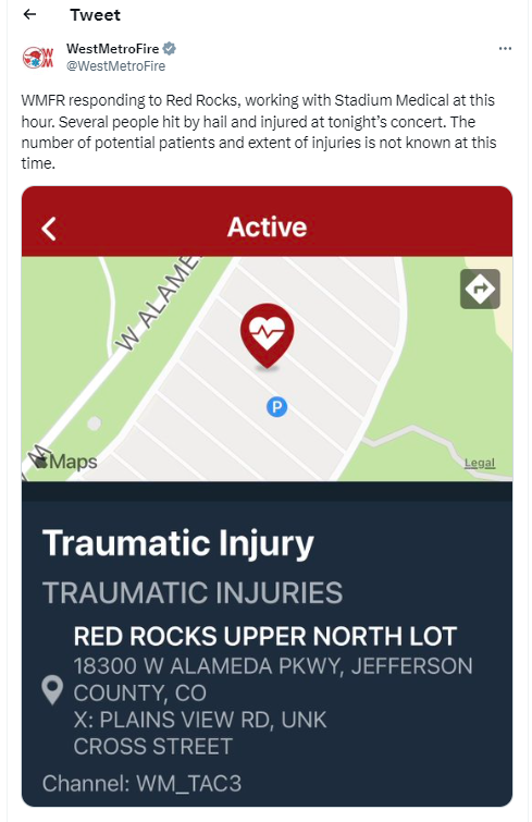 West Metro Fire Rescue, which responded to the emergency, said the number of potential patients and the extent of their injuries are unknown at this time. (LuigeDel PuertoManaging Editorluige.delpuerto@gazette.comhttps://secure.gravatar.com/avatar/766fd31de2cd272e966b7901a72100e4?d=mm&r=g)