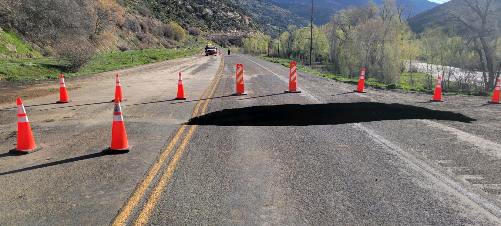 Temporary bridge installation on CO 133 expected to reopen the highway next week