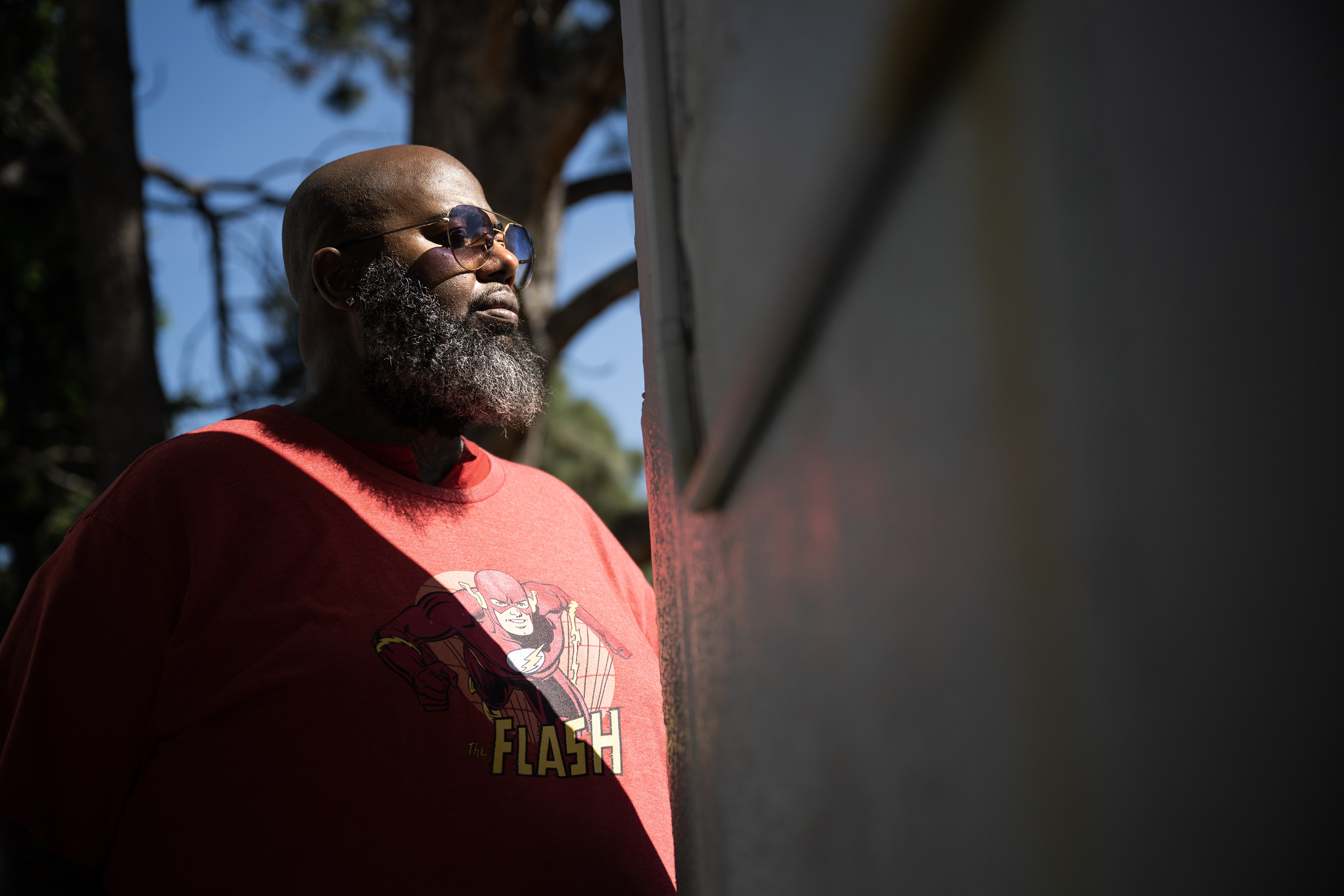 Struggle of Love Foundation secondary youth violence prevention specialist ​Jason McBride stands for a portrait in front of the Northfield Business Center, where the foundation offices are located, on Tuesday, June 6, 2023, in Denver. (Timothy Hurst/Denver Gazette) (TimHursttim.hurst@gazette.comhttps://secure.gravatar.com/avatar/aca82bd62b4ee425c598527cd6faa1b1?d=mm&r=g)