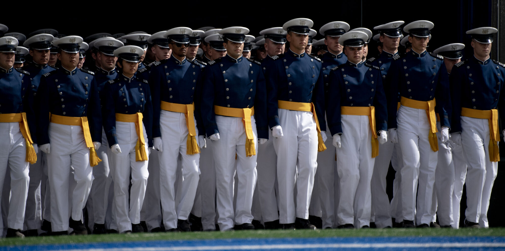 Moments from the 2023 Air Force Academy graduation ceremony at Falcon Stadium where more than 900 cadets became officers on Thursday, June 1. (Parker Seibold, The Gazette) (Parker Seibold)