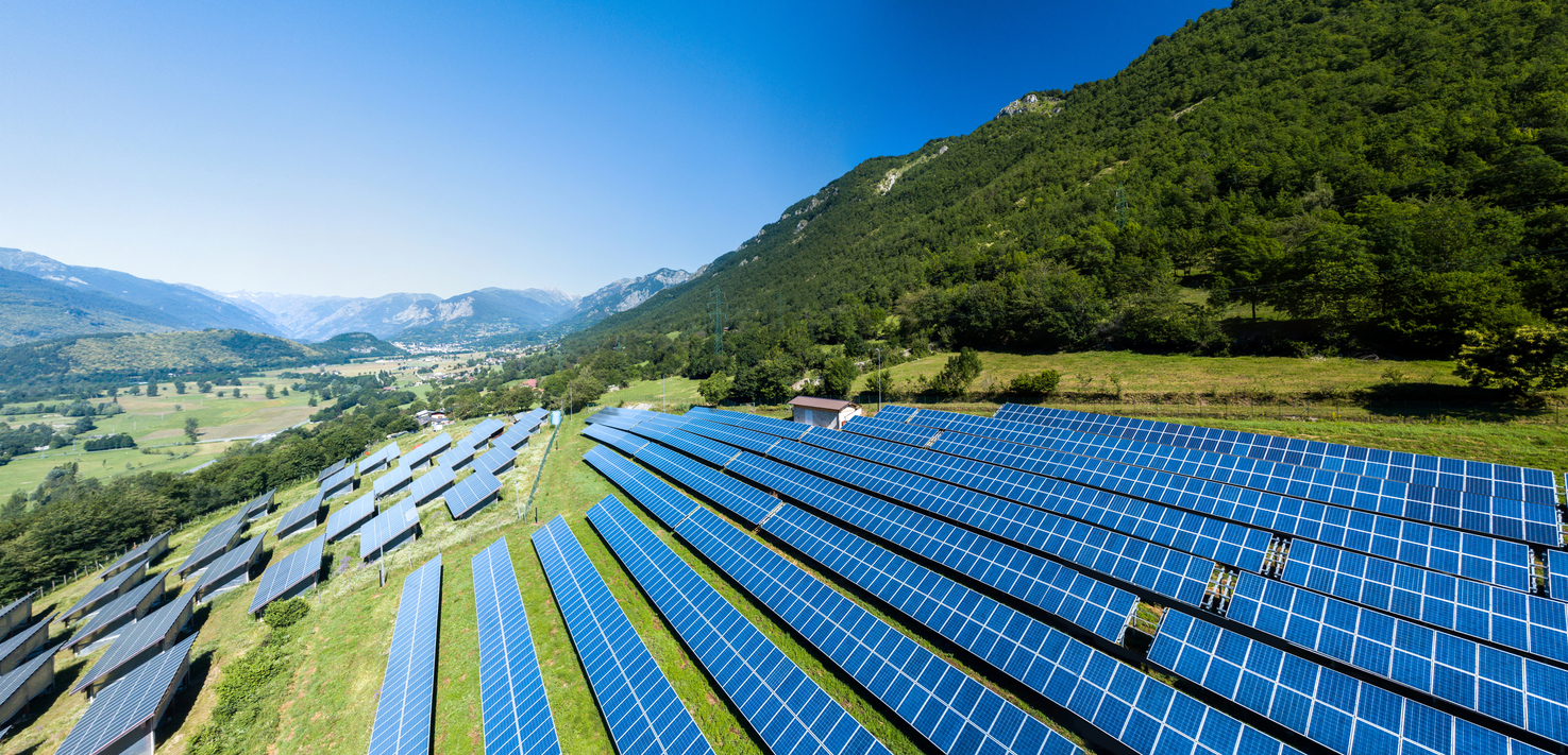 An alpine solar station in Italy. Photo Credit: jkitan (iStock). (jkitan/Istock)