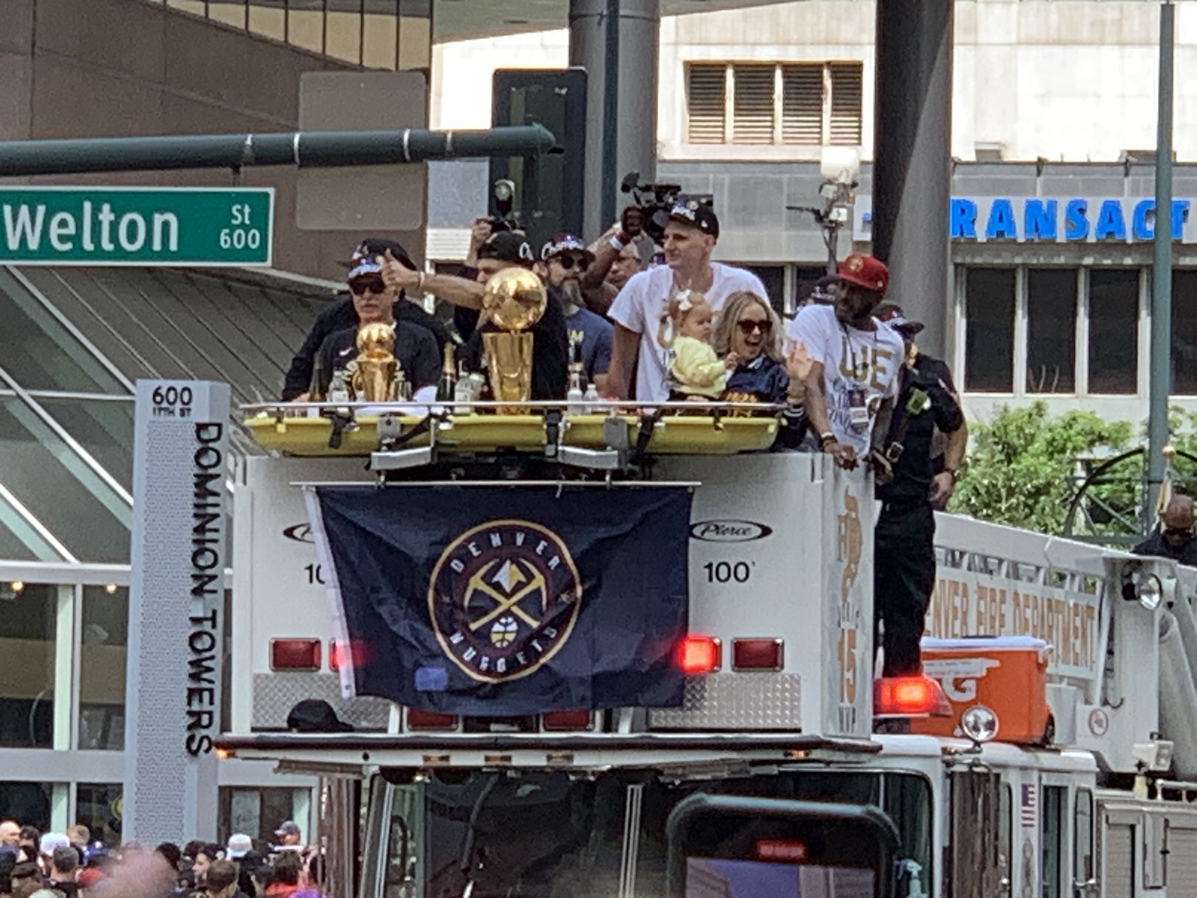 Denver Nuggets star Nikola Jokic in Thursday's parade with his wife, daughter and Owner Stan Kroenke. (DennisHuspeniCity Editordennis.huspeni@gazette.comhttps://denvergazette.com/content/tncms/avatars/c/5a/fbd/c5afbd32-5030-11eb-bdef-030d9de52a9e.779683cee495ffe64766291c251a8894.png)