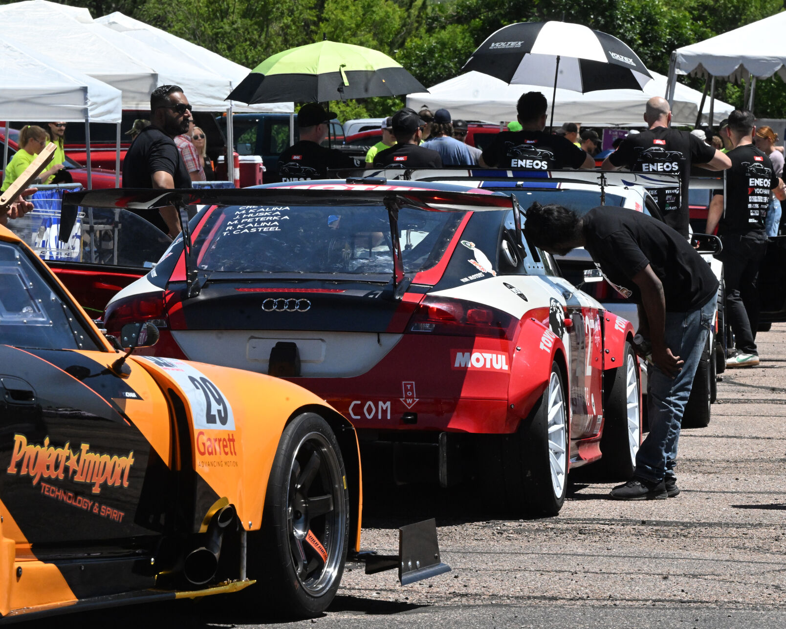Inspection day for the 2023 Pikes Peak International Hill Climb on Monday, June 19, 2023. (Photo by Jerilee Bennett, The Gazette)