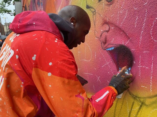 ‘It gives us something positive’: Nuggets mural on Colfax grows to four players