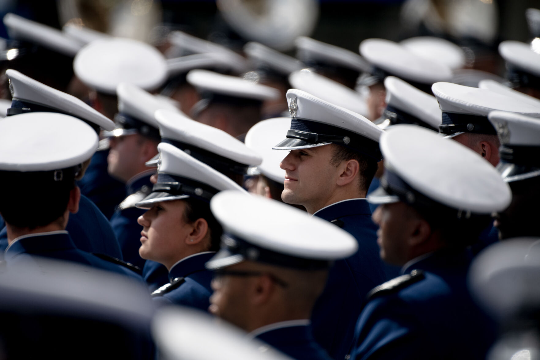Moments from the 2023 Air Force Academy graduation ceremony at Falcon Stadium where more than 900 cadets became officers on Thursday, June 1. (Parker Seibold, The Gazette) (Parker Seibold)