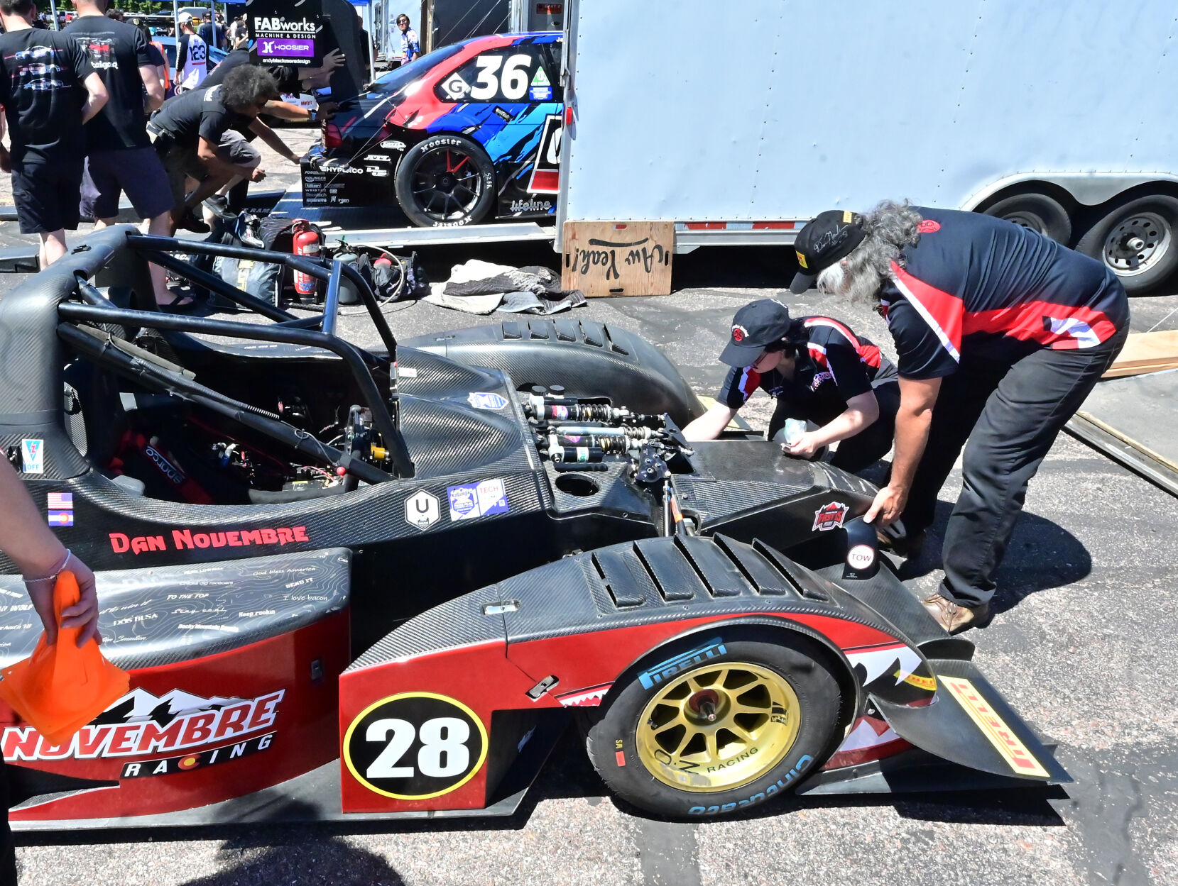 Inspection day for the 2023 Pikes Peak International Hill Climb on Monday, June 19, 2023. (Photo by Jerilee Bennett, The Gazette)