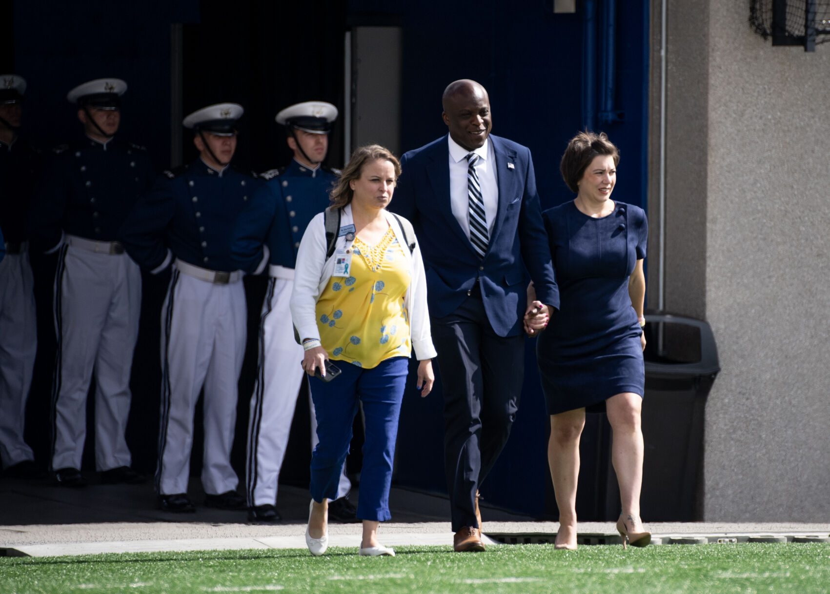 Moments from the 2023 Air Force Academy graduation ceremony at Falcon Stadium where more than 900 cadets became officers on Thursday, June 1. (Parker Seibold, The Gazette) (Parker Seibold)