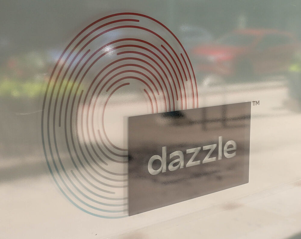 Outside the new Dazzle jazz club, which opens Aug. 4, 2023, in its new location at 14th and Arapahoe streets in the Denver Performing Arts Complex. (John Moore, The Denver Gazette)