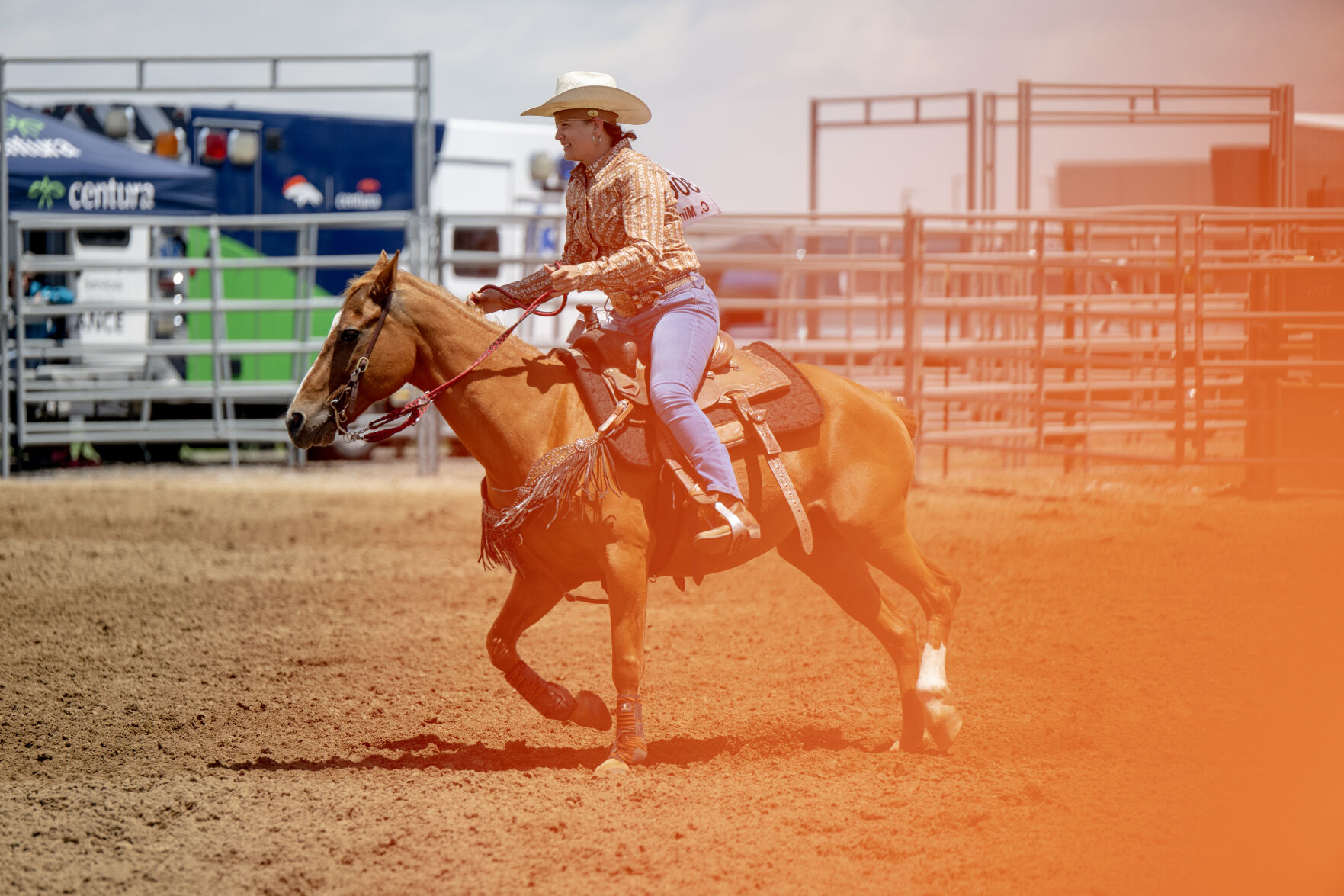 Scenes from the 40th Rocky Mountain Regional Rodeo held by the Colorado Gay Rodeo Association at the Arapahoe County Fairgrounds on Saturday, July 8, 2023. (Parker Seibold, The Gazette) (Parker Seibold)