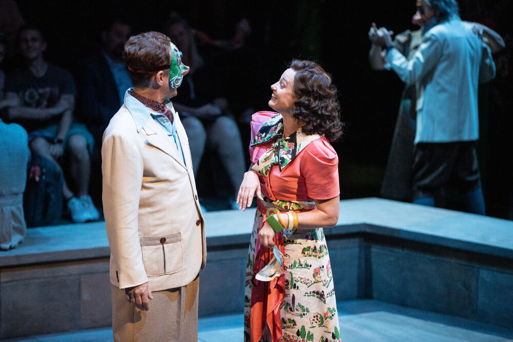 Geoffrey Kent and Dana Green, who played love interests in the DCPA Theatre Company's 'Much Ado About Nothing,' both won Henry Awards for their work. (Michael Martin Photography)
