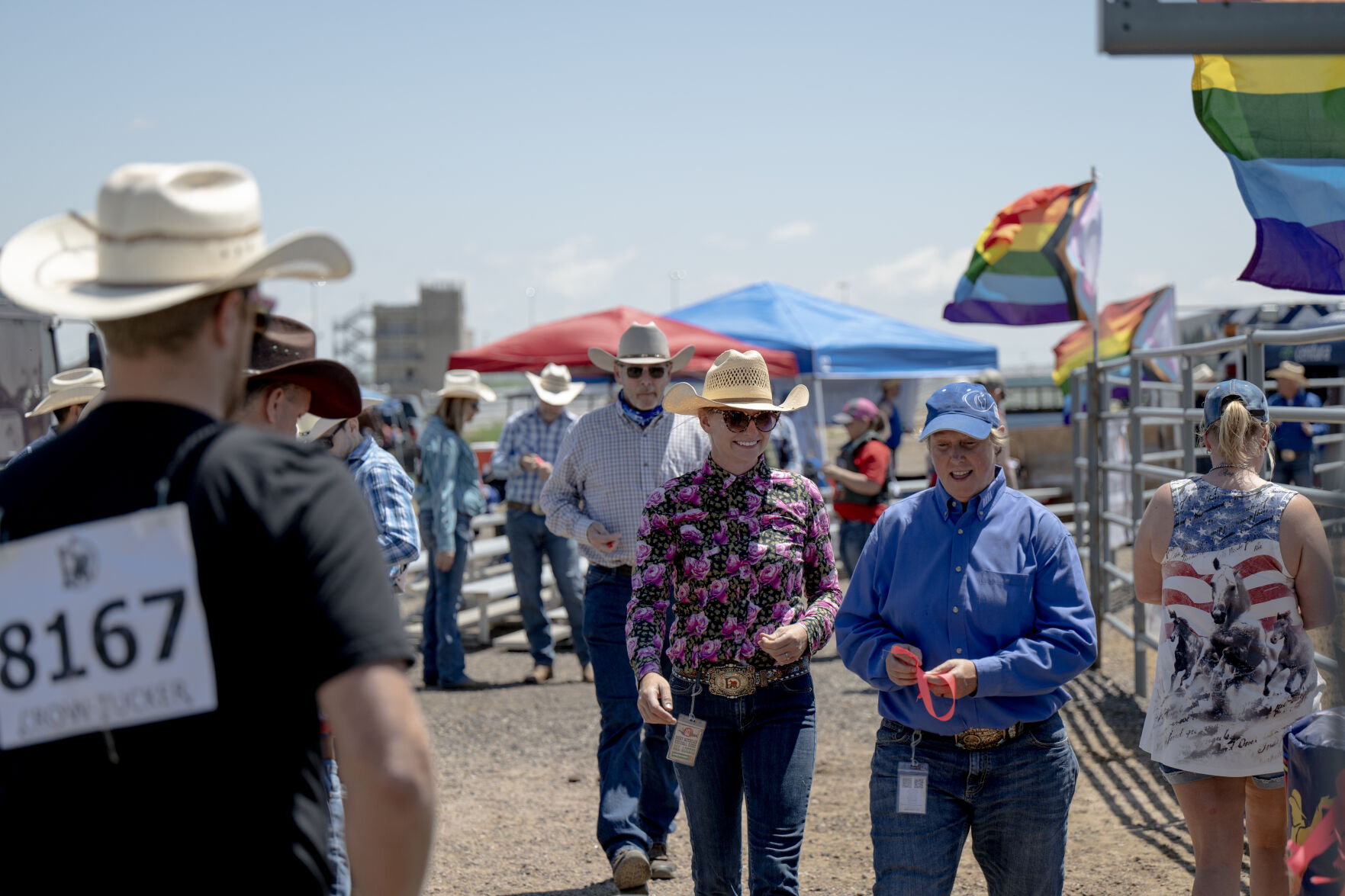 Scenes from the 40th Rocky Mountain Regional Rodeo held by the Colorado Gay Rodeo Association at the Arapahoe County Fairgrounds on Saturday, July 8, 2023. (Parker Seibold, The Gazette) (Parker Seibold)