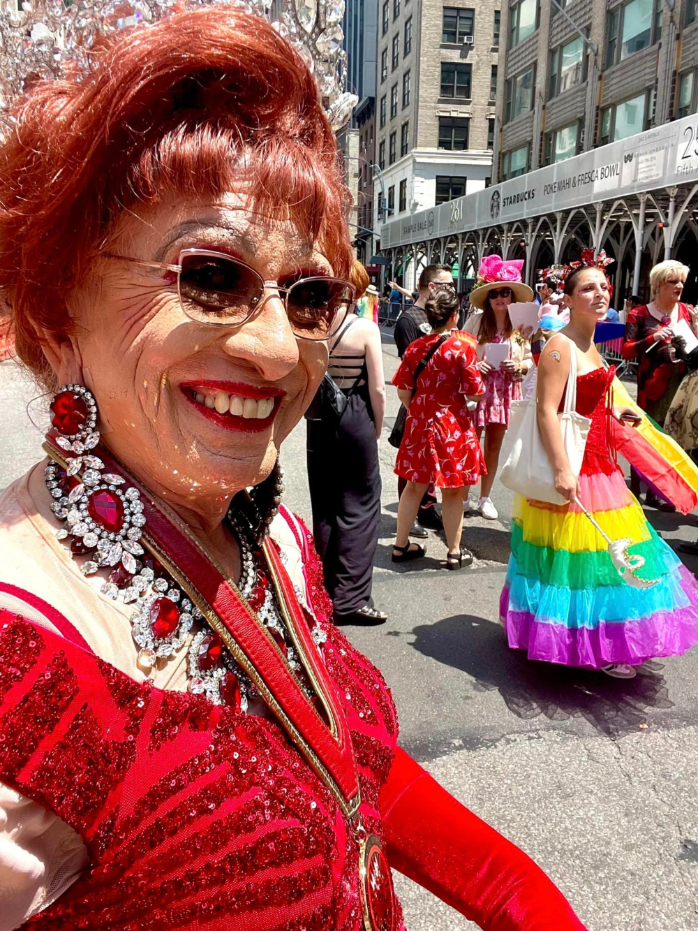 Bettie Pages at the 2023 New York Pride Parade on June 26. (Courtesy Chuck Rozanski)