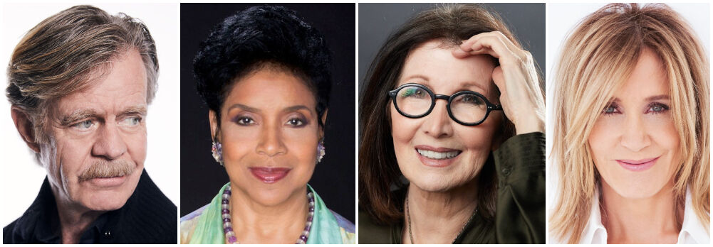 From left: William H. Macy, Phylicia Rashad, Joanna Gleason and Felicity Huffman are all working with Theatre Aspen this summer. Rashad will be here this weekend performing the play 'Master Class.'