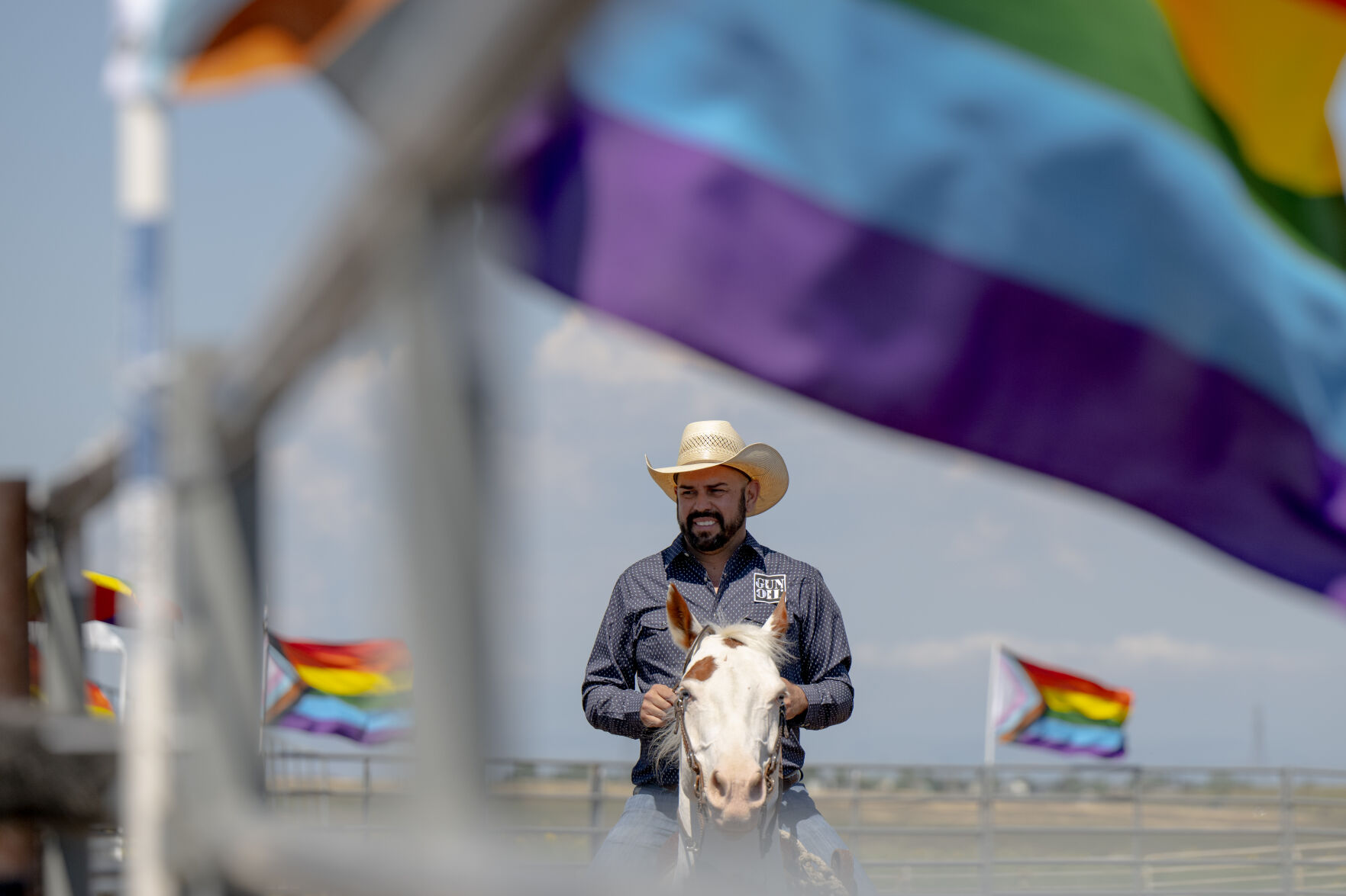 Scenes from the 40th Rocky Mountain Regional Rodeo held by the Colorado Gay Rodeo Association at the Arapahoe County Fairgrounds on Saturday, July 8, 2023. (Parker Seibold, The Gazette) (Parker Seibold)