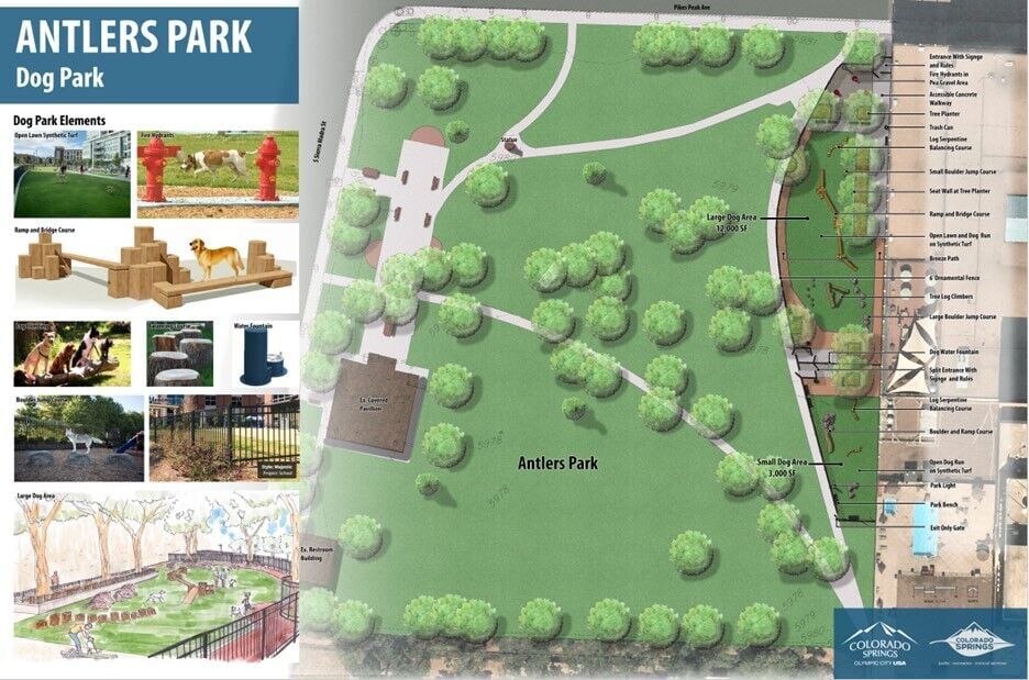 Construction begins on new dog park in downtown Colorado Springs