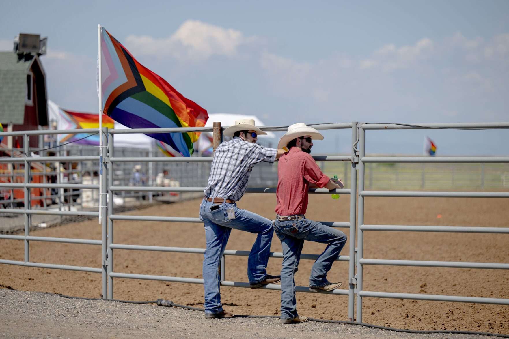 Scenes from the 40th Rocky Mountain Regional Rodeo held by the Colorado Gay Rodeo Association at the Arapahoe County Fairgrounds on Saturday, July 8, 2023. (Parker Seibold, The Gazette) (Parker Seibold)