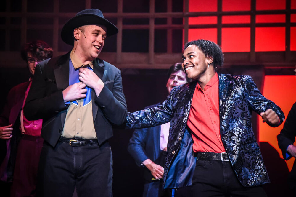 Carter Edward Smith, left, and Miracle Myles are among three actors who won Henry Awards for Give 5 Productions' 'Footloose.' (Photo by @xposure_photography_danielle)