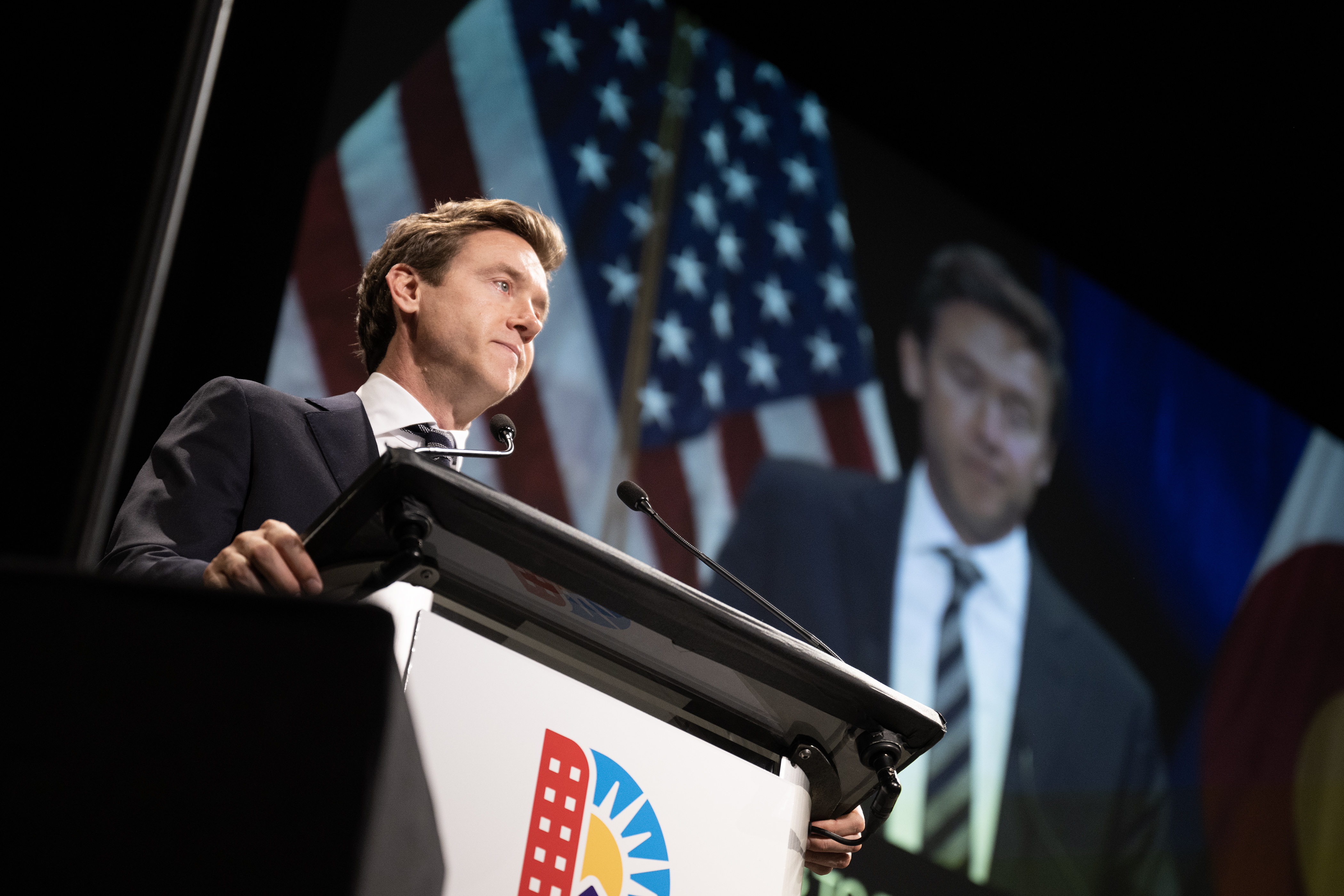 Newly elected Denver mayor Mike Johnston gives his inaugural address during the inauguration ceremony for newly-elected Denver mayor Mike Johnston on Monday, July 17, 2023, at the Ellie Caulkins Opera House in Denver, Colo. (Timothy Hurst/Denver Gazette) (TimHursttim.hurst@gazette.comhttps://secure.gravatar.com/avatar/aca82bd62b4ee425c598527cd6faa1b1?d=mm&r=g)