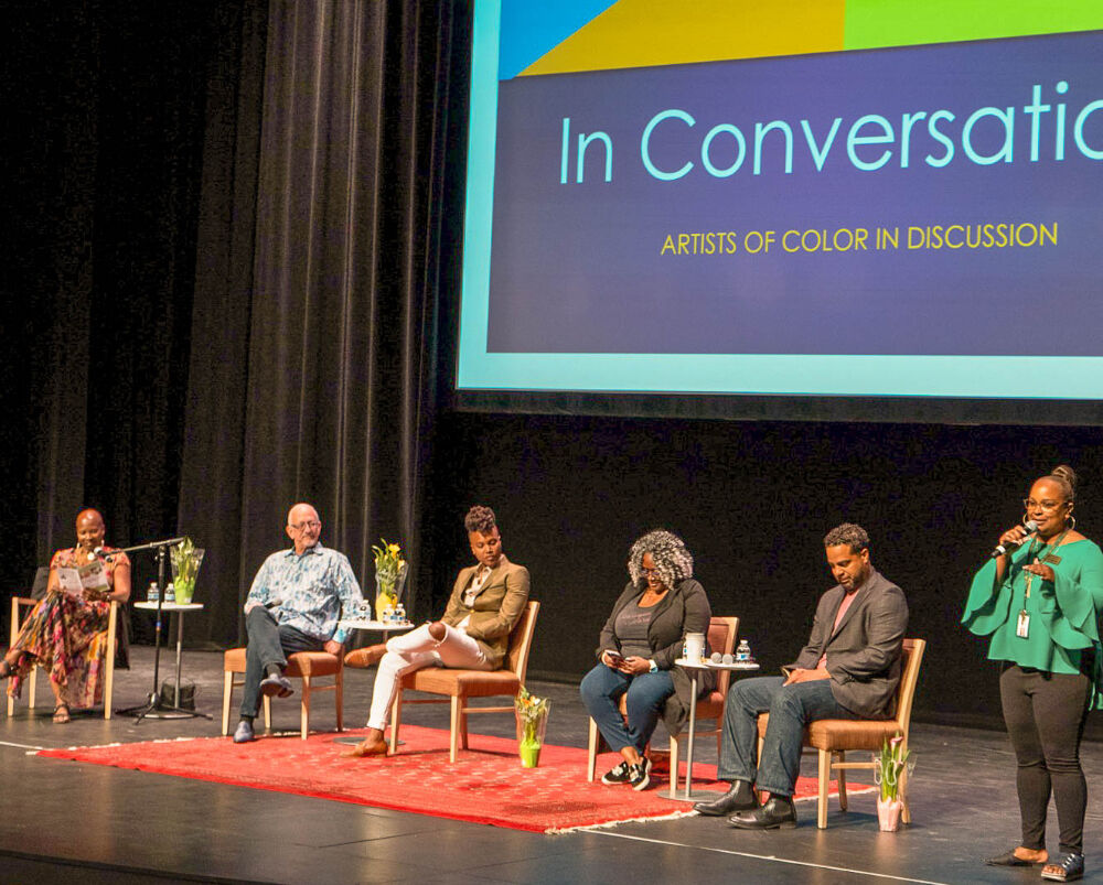 IDEA Stages leads community conversations over a variety of topics, including this one spotlighting artists of color on May 1 at the Lone Tree Arts Center. IDEA Stages will be discussing making safer rehearsal spaces on Aug. 20 at the Bug Theatre. (Courtesy Lone Tree Arts Center)