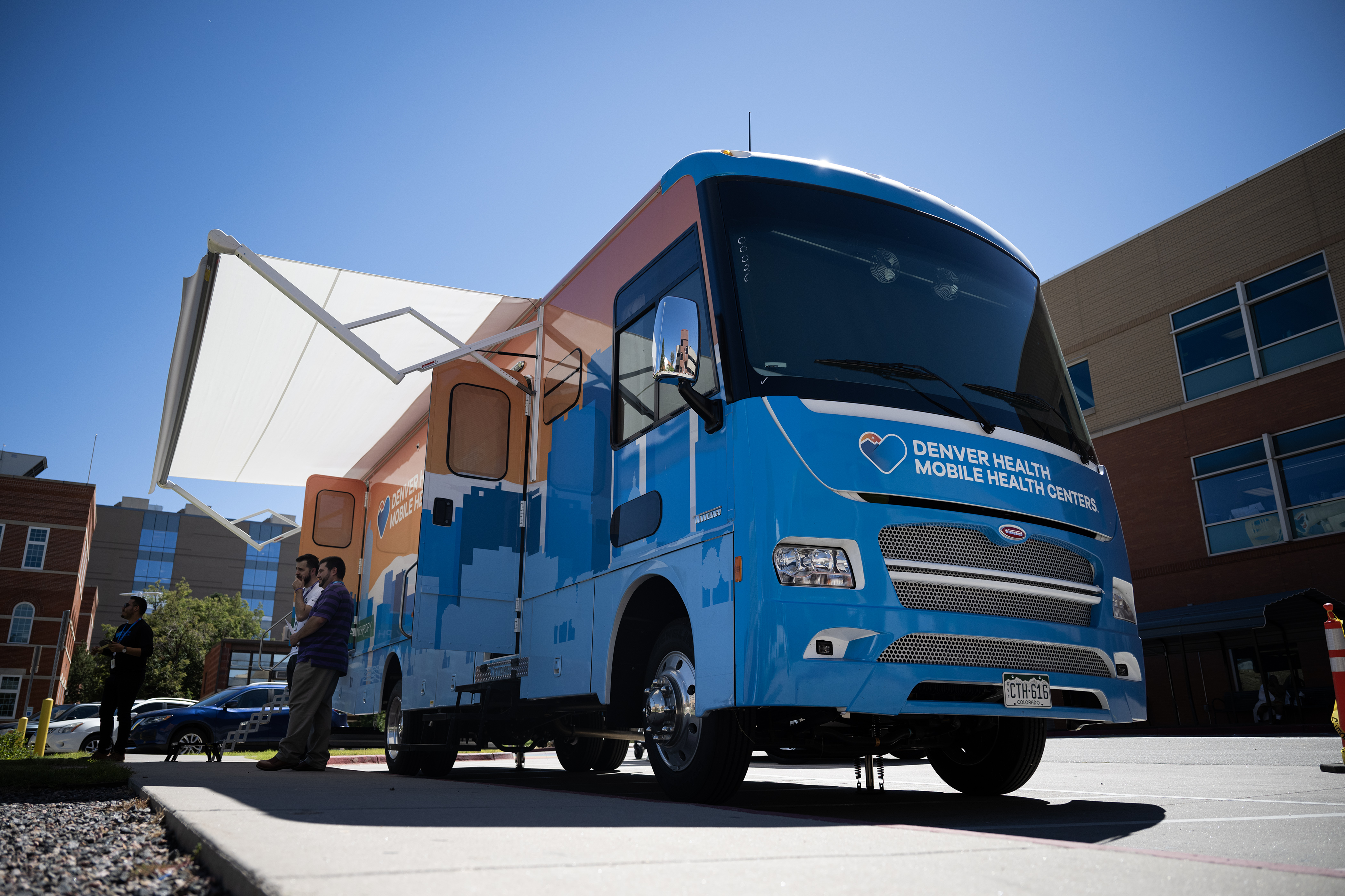 The Colorado Mobile Opioid Medication Assisted Treatment unit, a mobile methadone dispensary that Denver Health is nearly ready to deploy, was available to tours during an event to mark International Overdose Awareness Day on Thursday, Aug. 31, 2023, at the Denver Health main campus in Denver. (Timothy Hurst/Denver Gazette) (TimHursttim.hurst@gazette.comhttps://secure.gravatar.com/avatar/aca82bd62b4ee425c598527cd6faa1b1?d=mm&r=g)