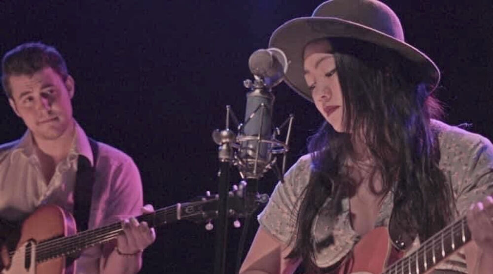 John Hauser, left, and Jenna Moll Reyes bring their music to the Aurora Fox this weekend. (Courtesy Aurora Fox)