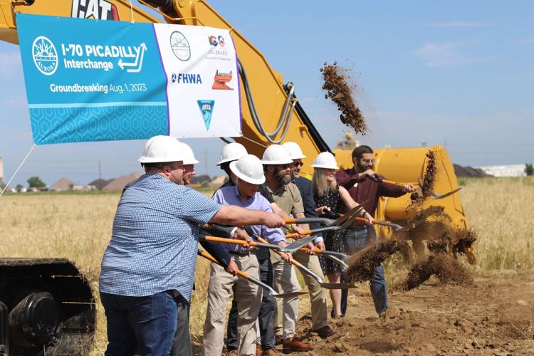 Aurora I-70 groundbreaking