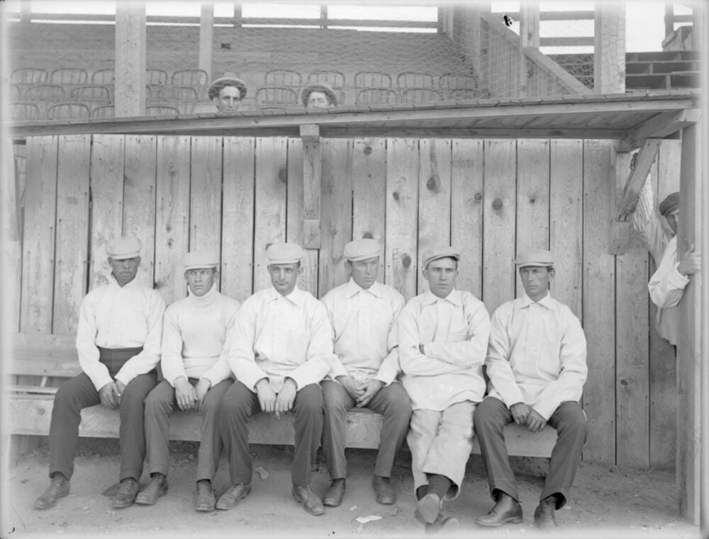 Denver Bears 1900 dugout Broadway Park