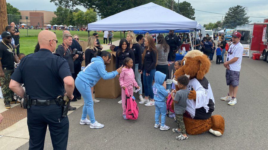Denver Police Department holds annual backpack giveaway
