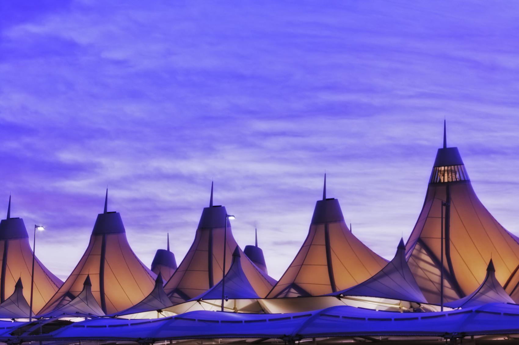 Denver International Airport’s main terminal. Photo Credit: (iStock) tvirbikis