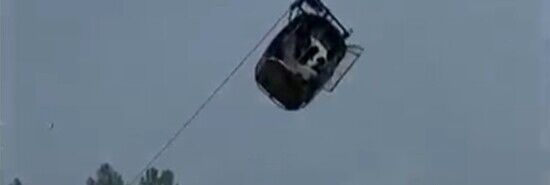 Pakistan launches dramatic rescue mission to save children trapped in cable car over canyon