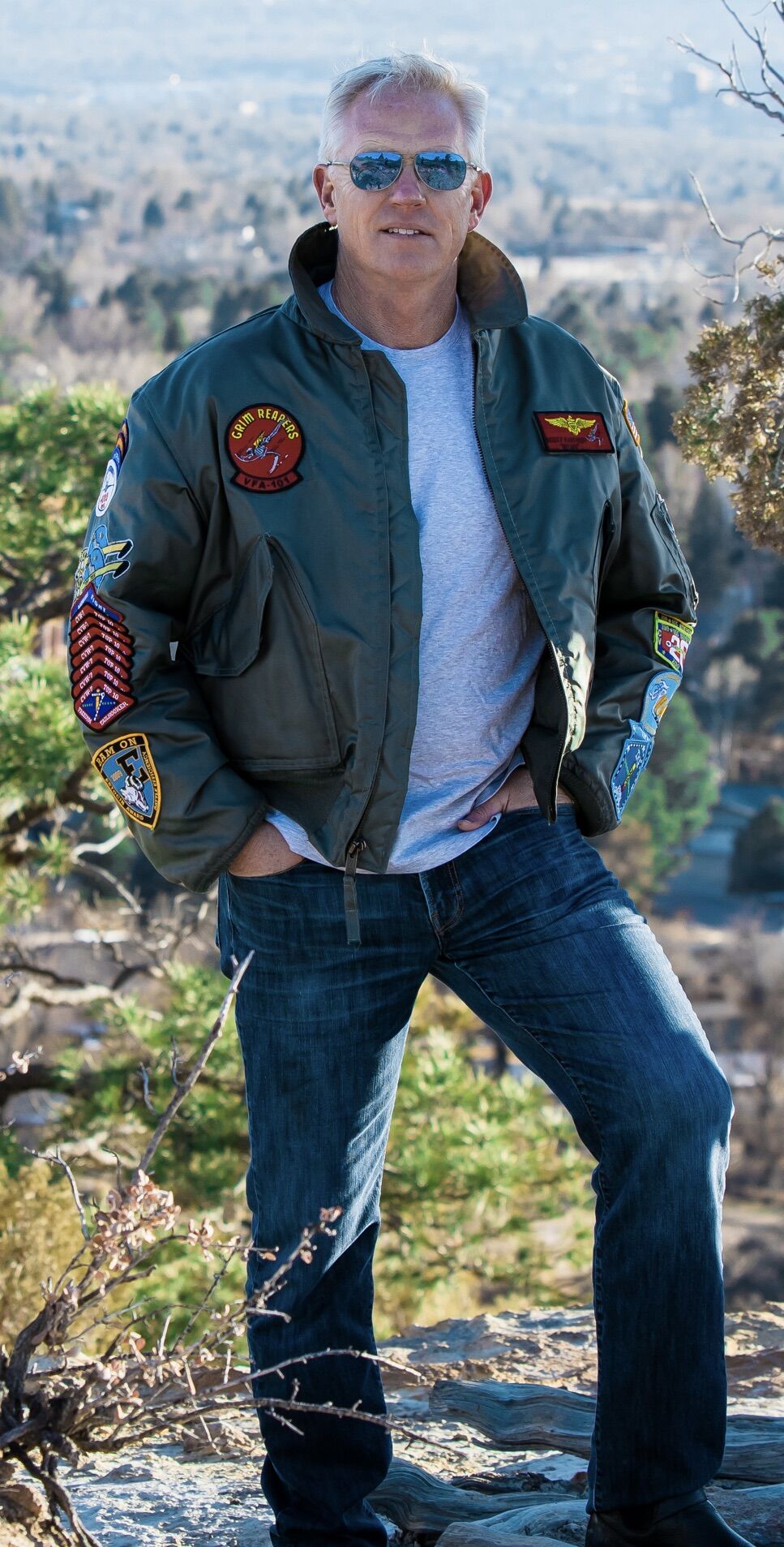 Colorado Springs resident and former U.S. Navy fighter pilot Scott 