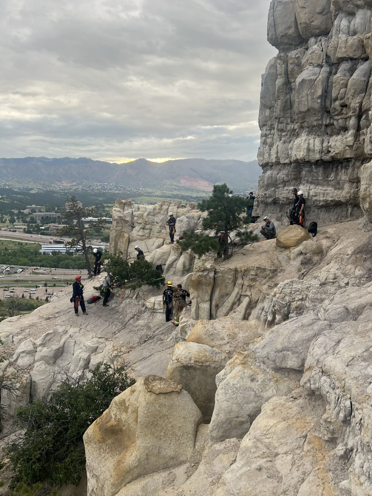 Hiker injured after falling 30 feet at Pulpit Rock in Colorado Springs